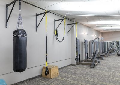 Functional training and punching bag at Workout Club in Salem