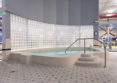 Indoor Jacuzzi at Workout Club in Salem